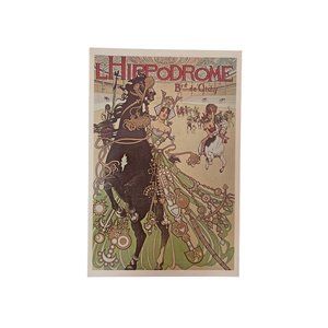 Vintage, Oversize Postcard, Art Nouveau by Hingre Sandi Val Ltd., 1967